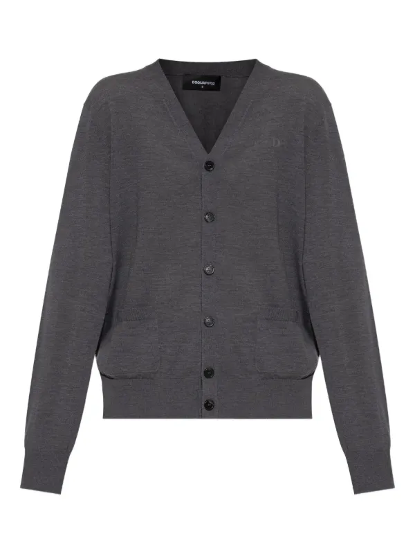 DSQUARED2 ボタン カーディガン | グレー | FARFETCH JP