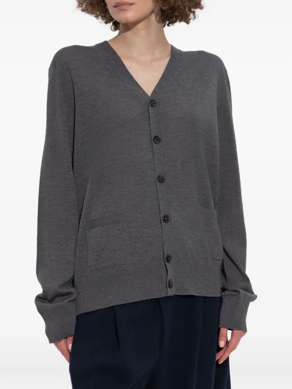 DSQUARED2 button-up v-neck Cardigan | Grey | FARFETCH OM