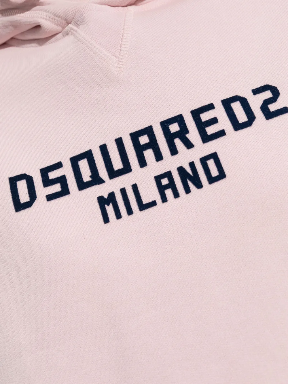 DSQUARED2 Hoodie met logoprint Roze