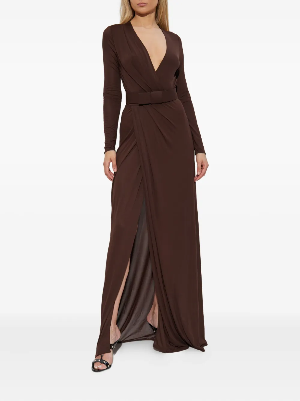 DSQUARED2 robe mi-longue à col v | Robes de soirée | Image 2