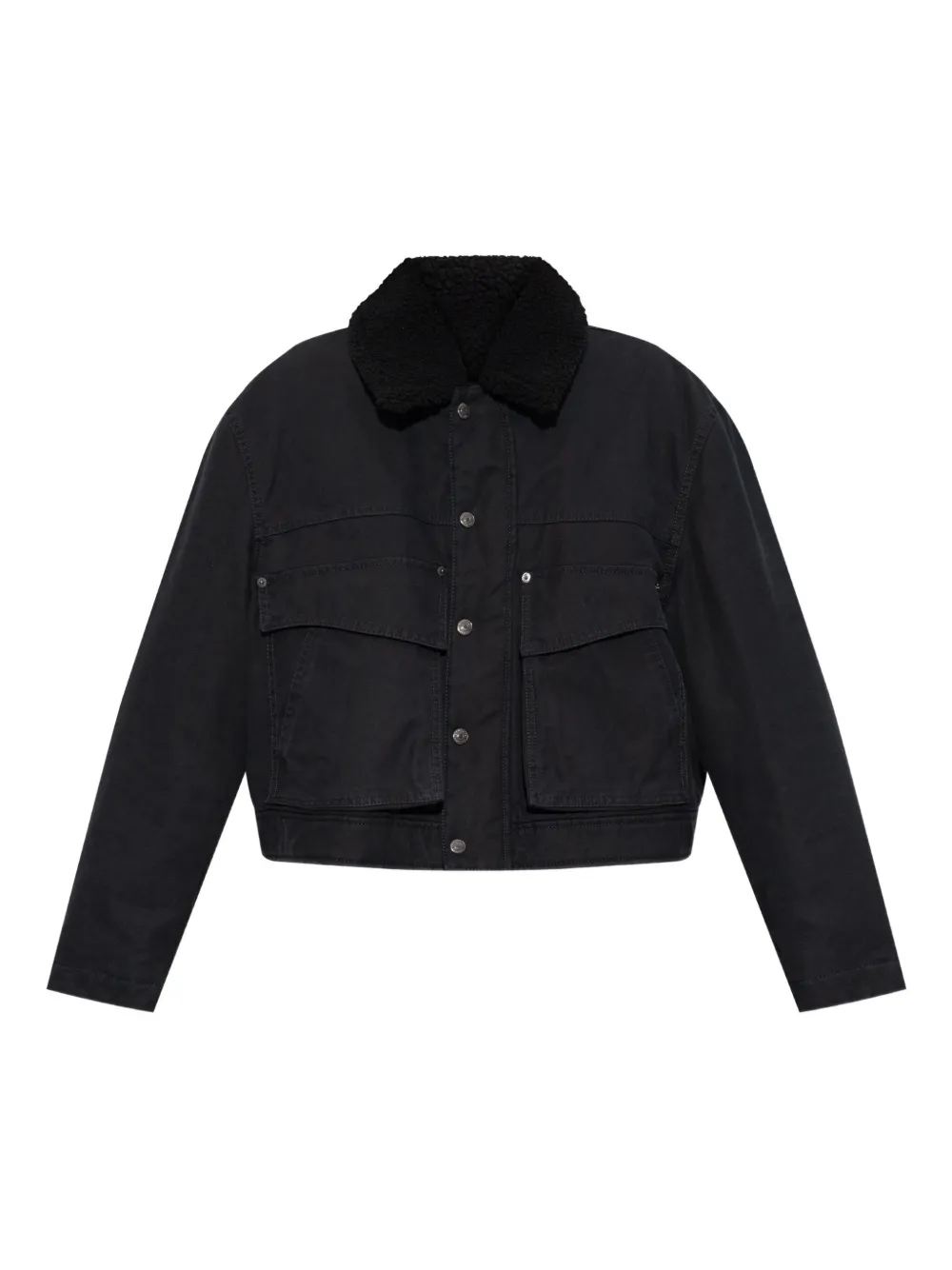 DSQUARED2 flap-pocket sherpa-collar jacket | Image 1