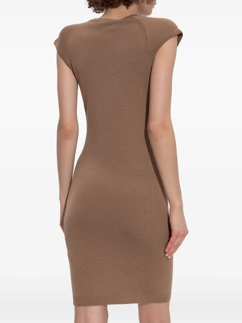 DSQUARED2 Jurk met geborduurd logo Bruin