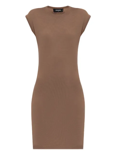 DSQUARED2 vestido ajustado con logo bordado