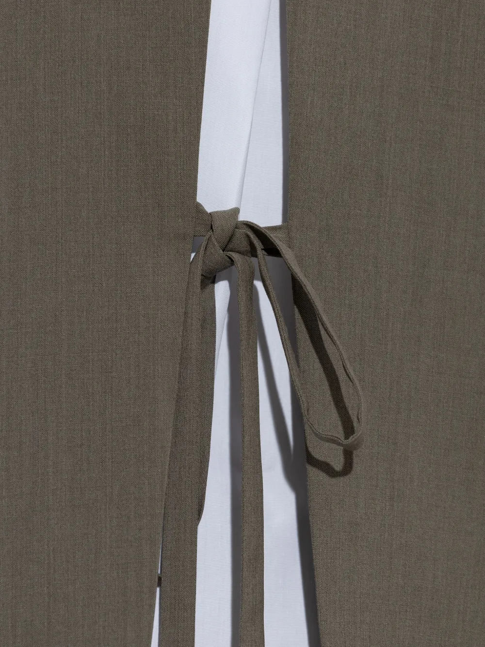LOEWE Wollen blazer met striksluiting Groen