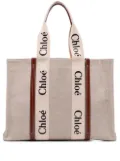 Chloé Pre-Owned 2010-2024 Large Woody Canvas tote bag - Brown