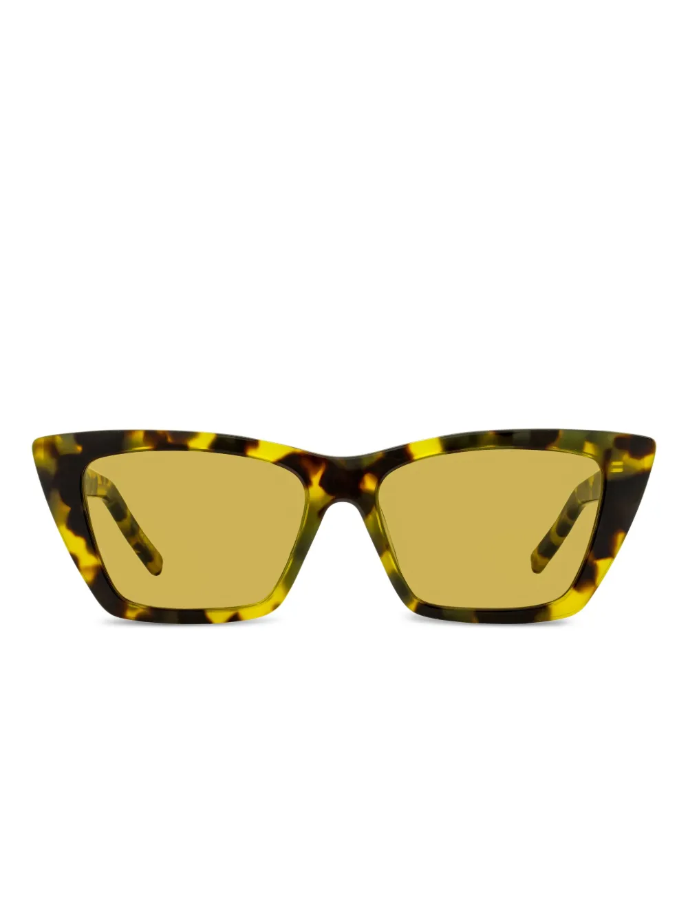 Saint Laurent Eyewear SL 276 Mica zonnebril met cat-eye montuur en schildpadschild design Bruin