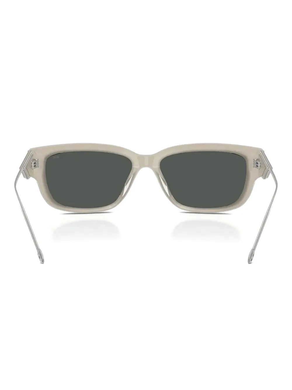 Diesel Rectangle-frame Sunglasses In White