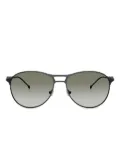 Diesel oval-frame cut-out sunglasses - 10138E