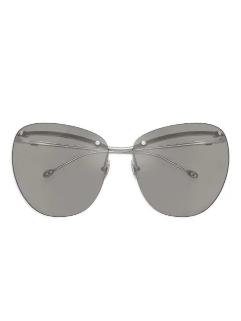 Diesel 0dl1007 rimless cat-eye sunglasses