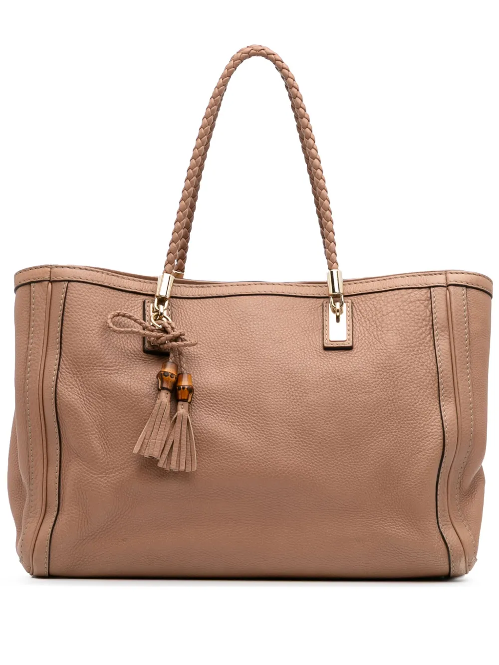 Gucci Pre-Owned 2016-2024 Large Leather Bella tote bag - ブラウン Gucci Pre-Owned 2016-2024 Large Leather Bella tote bag - ブラウン