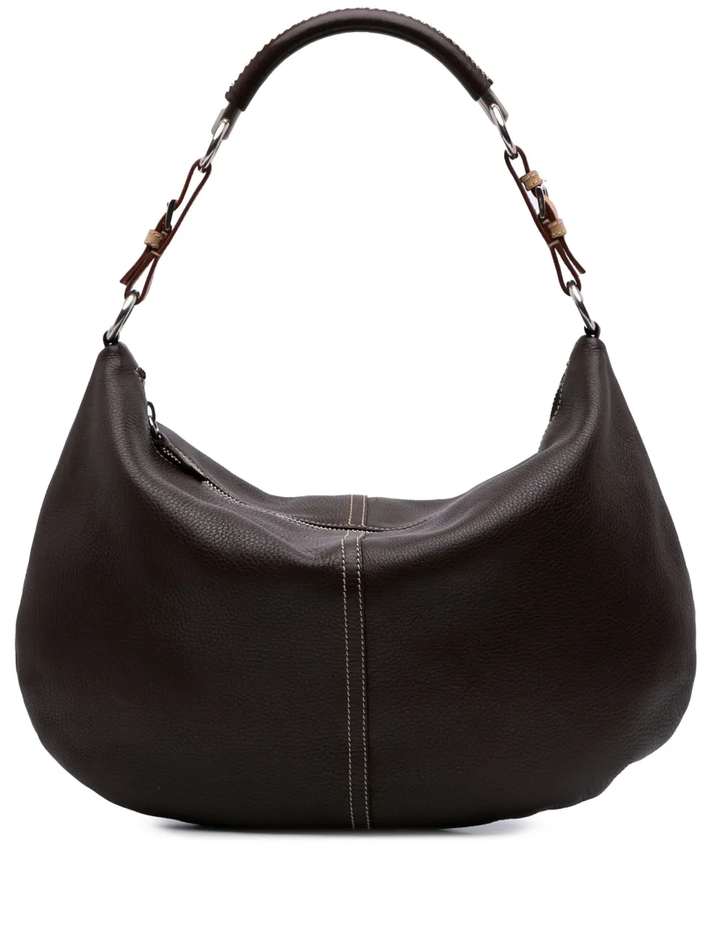 Prada Pre-Owned 2013-2024 Vitello Daino hobo bag | Brown | Image 1