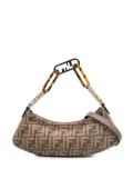 Fendi Pre-Owned 2010-2024 Zucca Chenille OLock Swing satchel - Brown