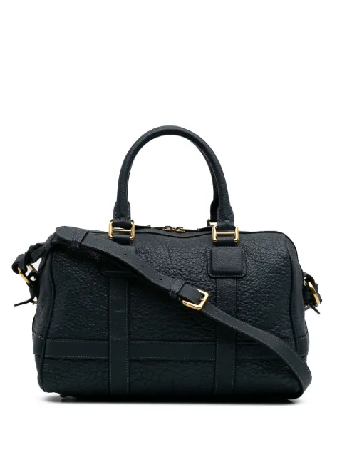 Loewe Pre-Owned 2010-2024 Goatskin Anagram Paseo 30 satchel