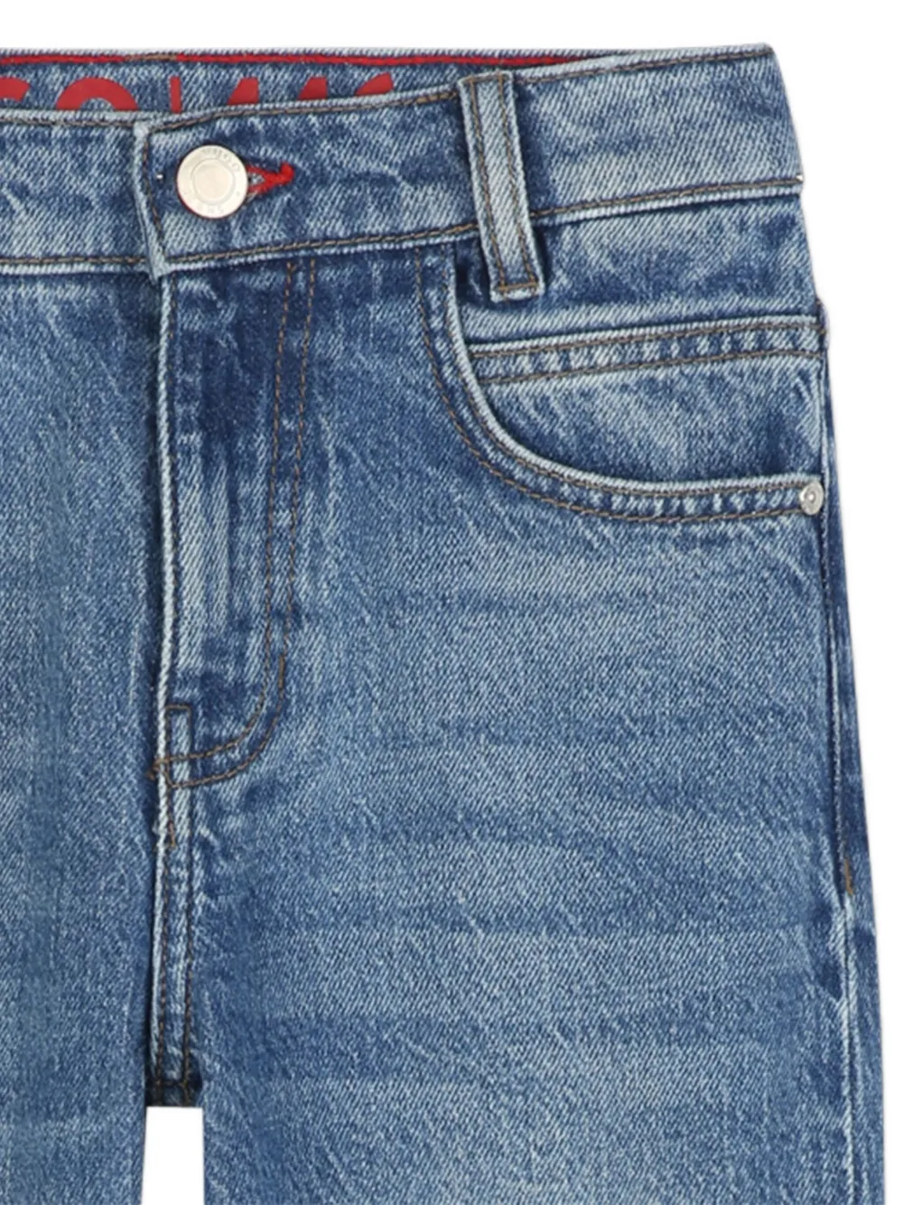 HUGO KIDS Straight jeans Blauw