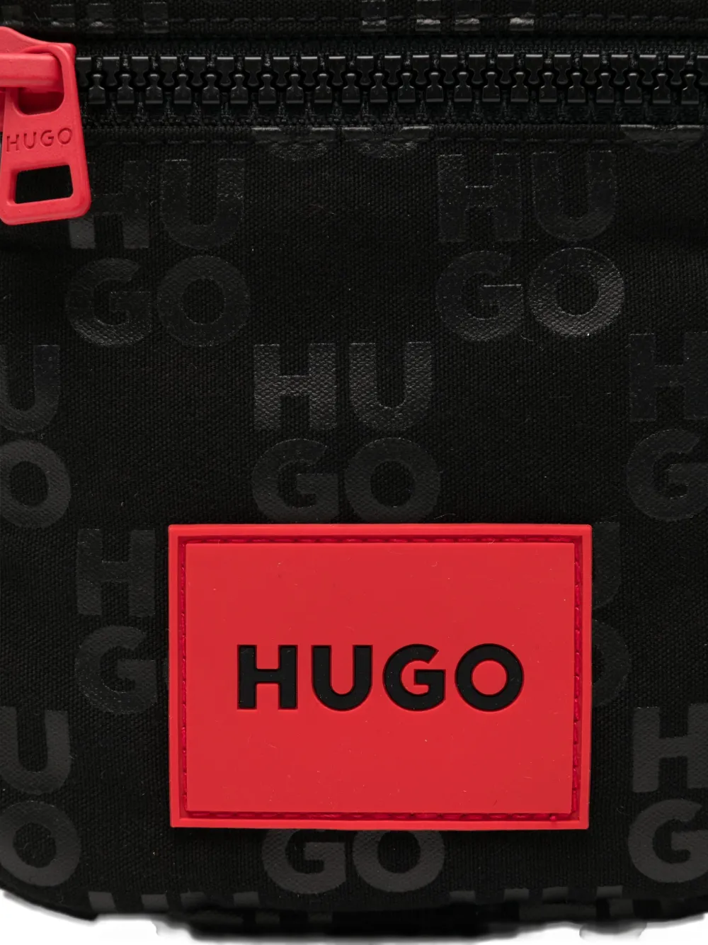 HUGO BOSS LOGO-PATCH SHOULDER BAG