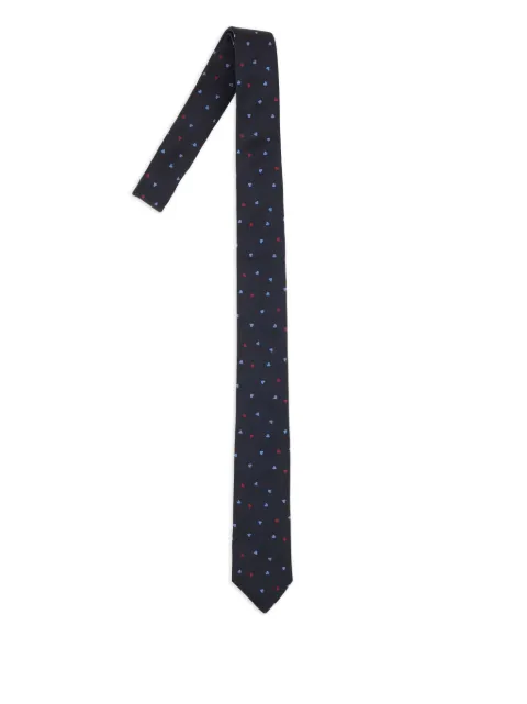 Paul Smith heart-print tie