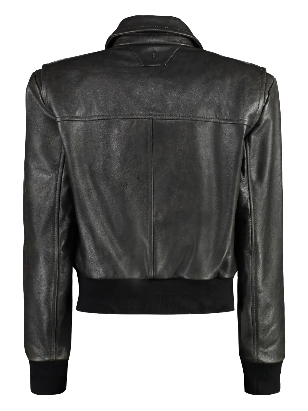 Salvatore Santoro leather jacket Zwart