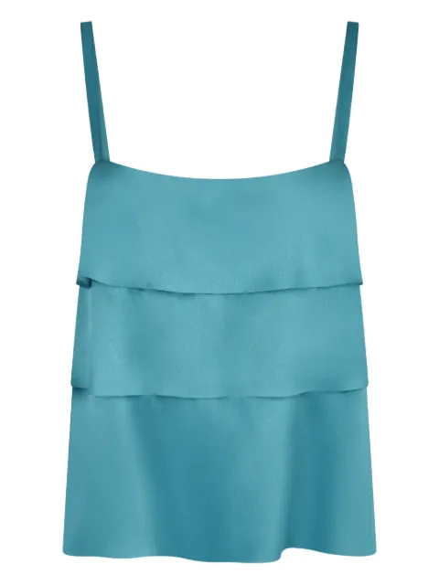 Alberta Ferretti satin tank top