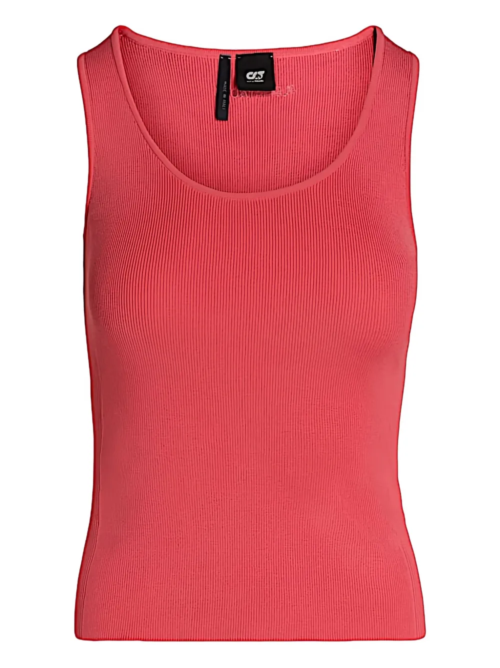 Alphatauri ribbed scoop-neck tank top | Red | Image 1