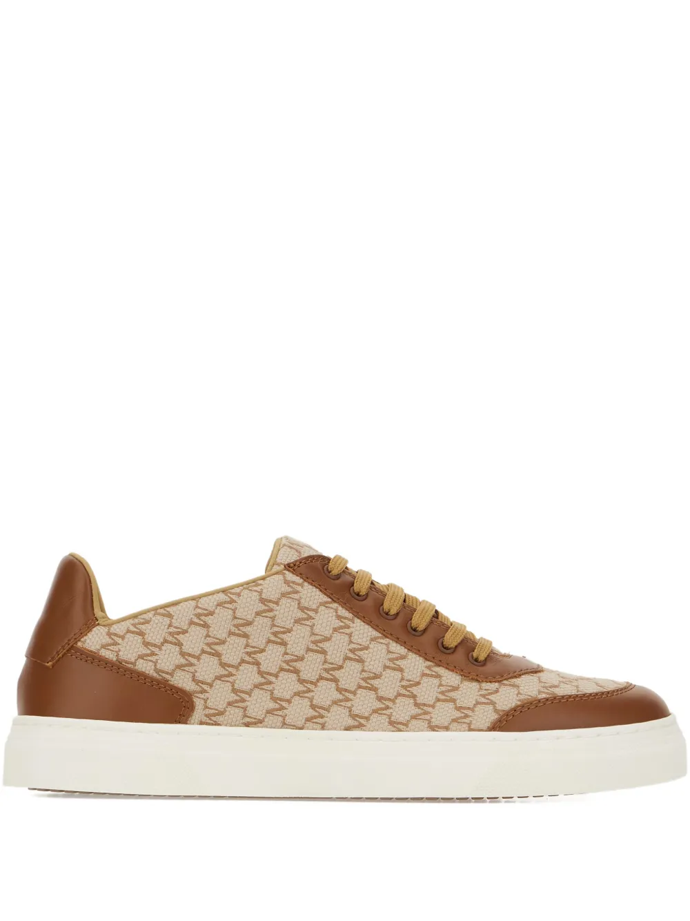 Max Mara jacquard-monogram sneakers | Brown | Image 1