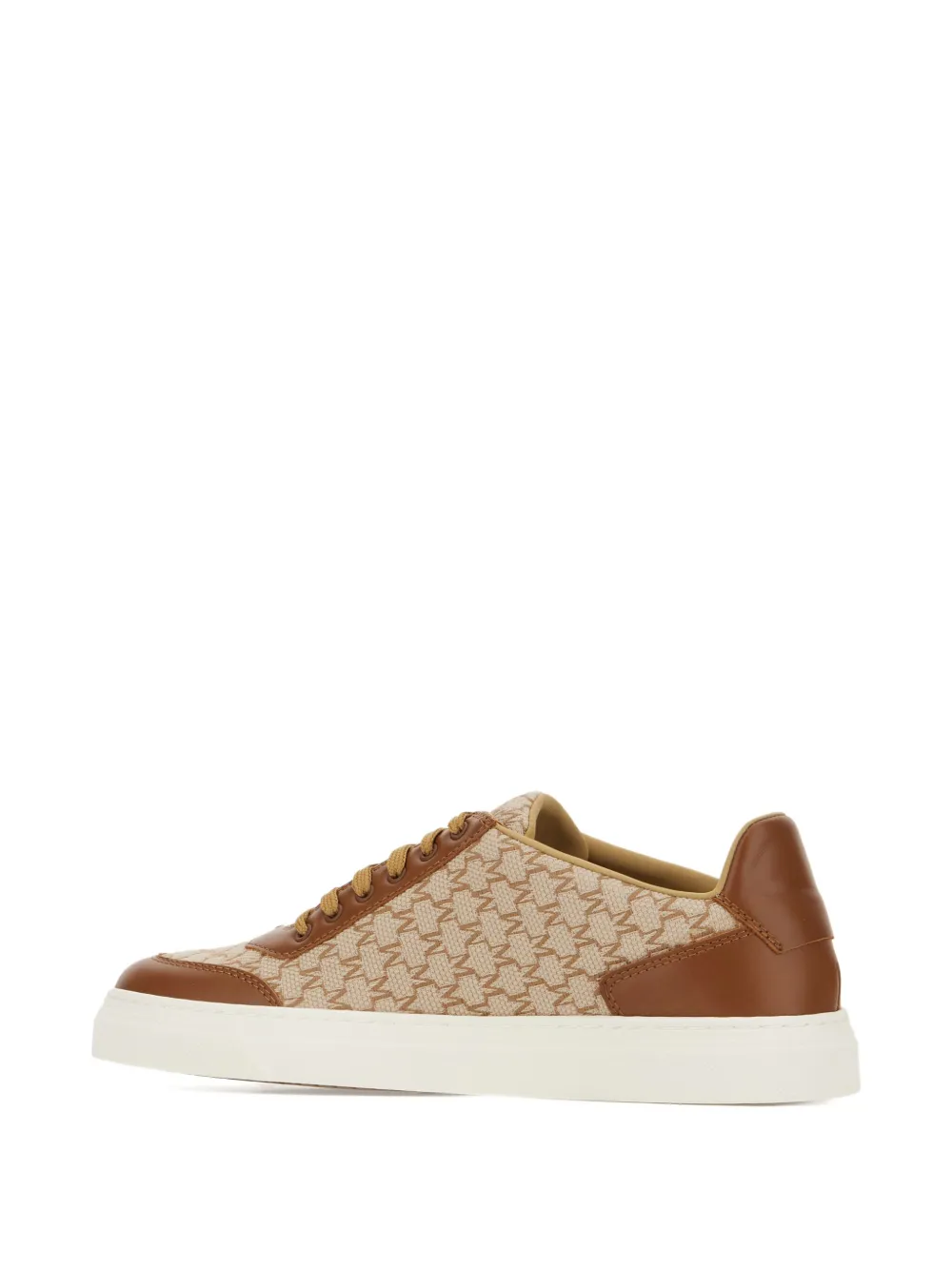 Max Mara jacquard-monogram sneakers Brown