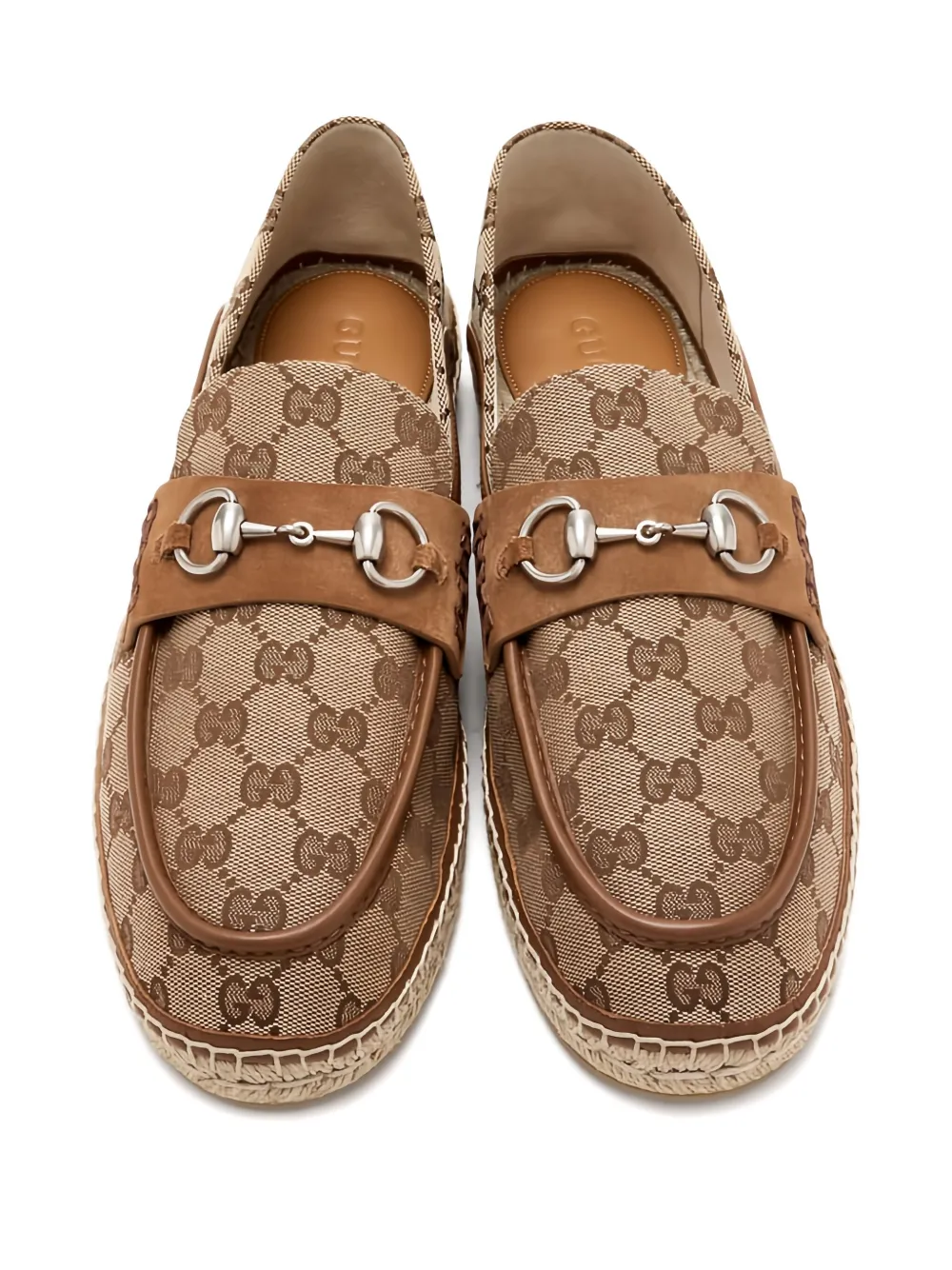 Gucci monogram-pattern horsebit espadrilles | Image 2