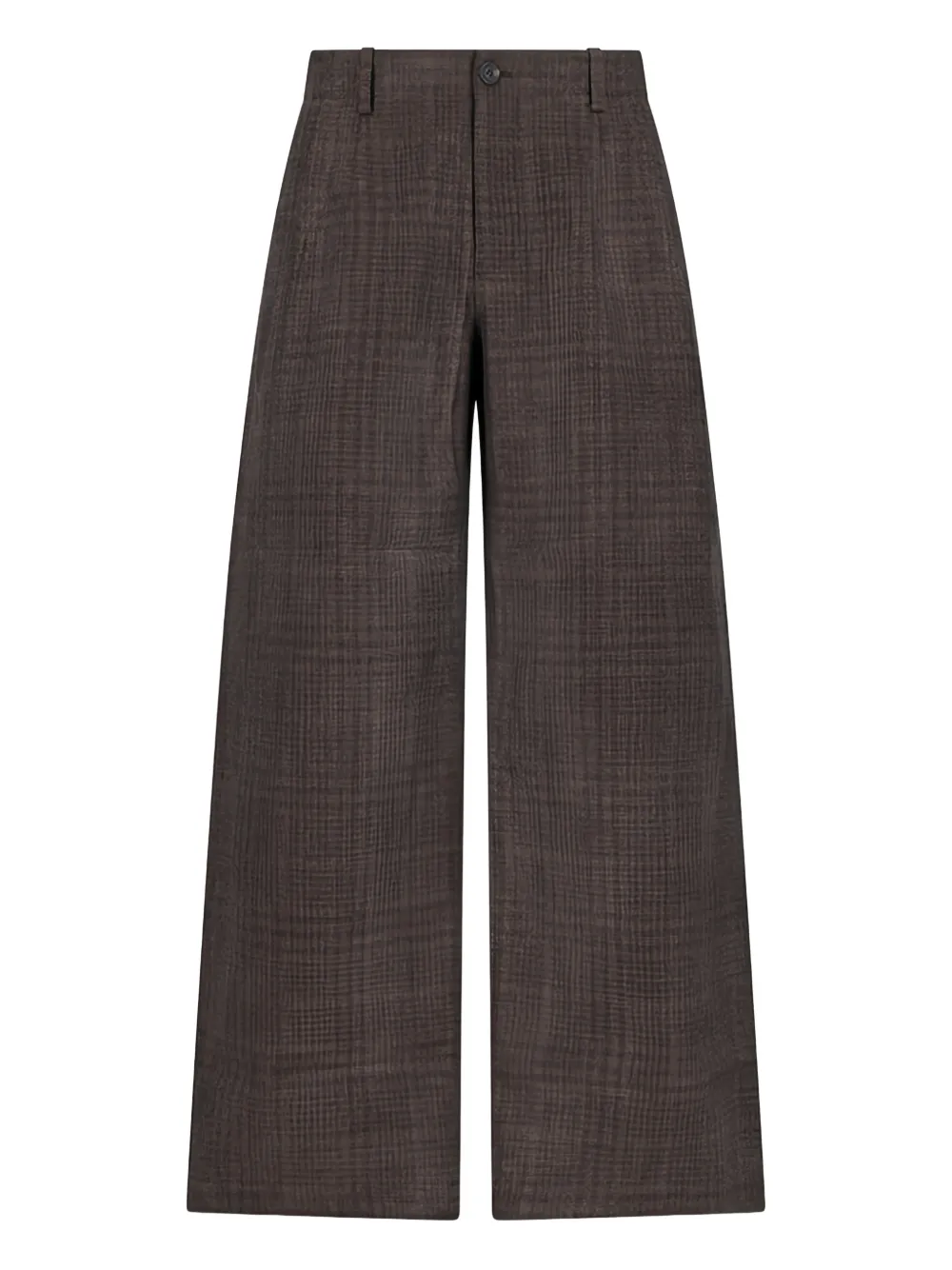 OUR LEGACY checked chino trousers | Braun | Image 1