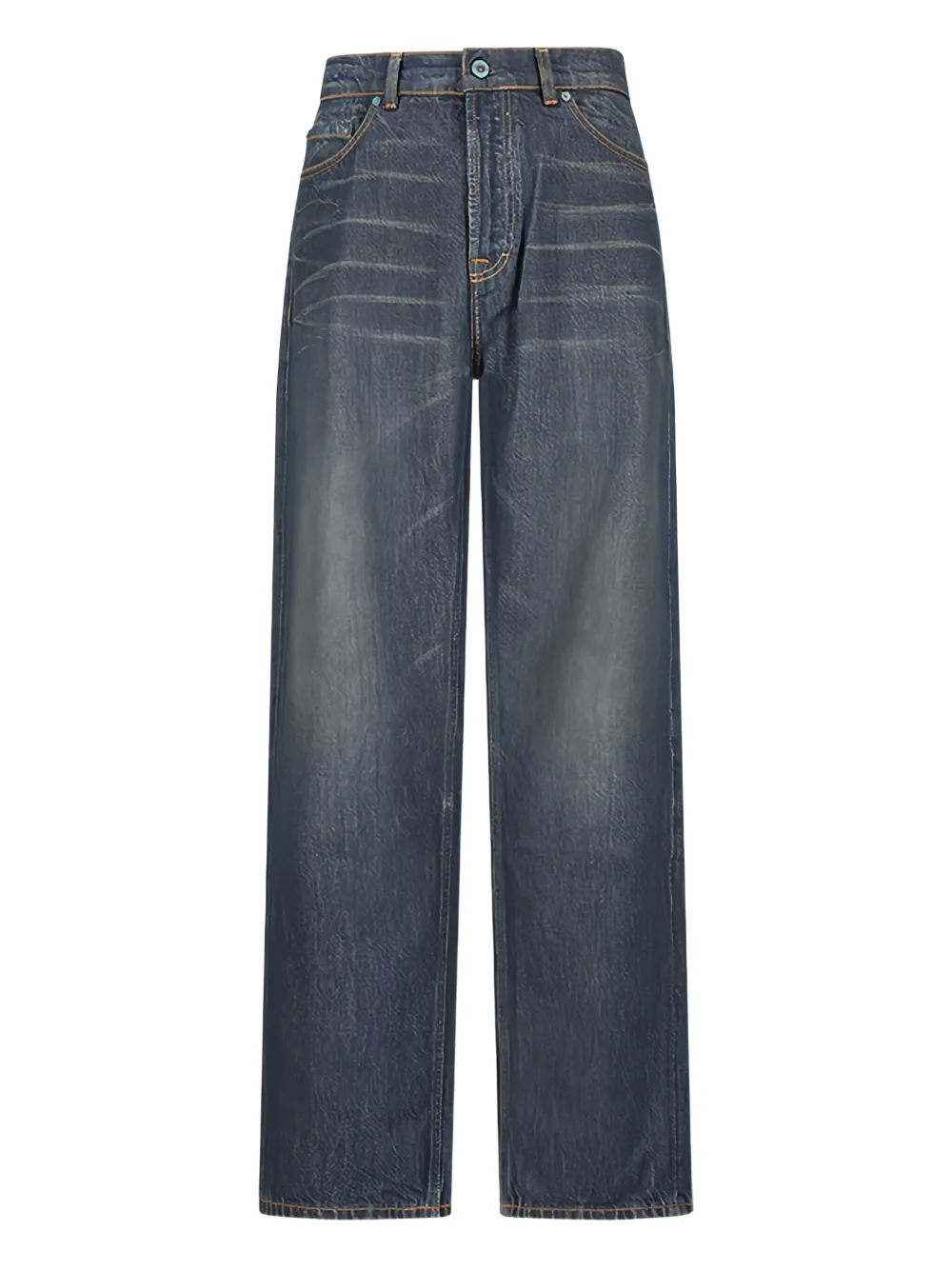 OUR LEGACY whiskering-effect jeans - ブルー OUR LEGACY whiskering-effect jeans - ブルー