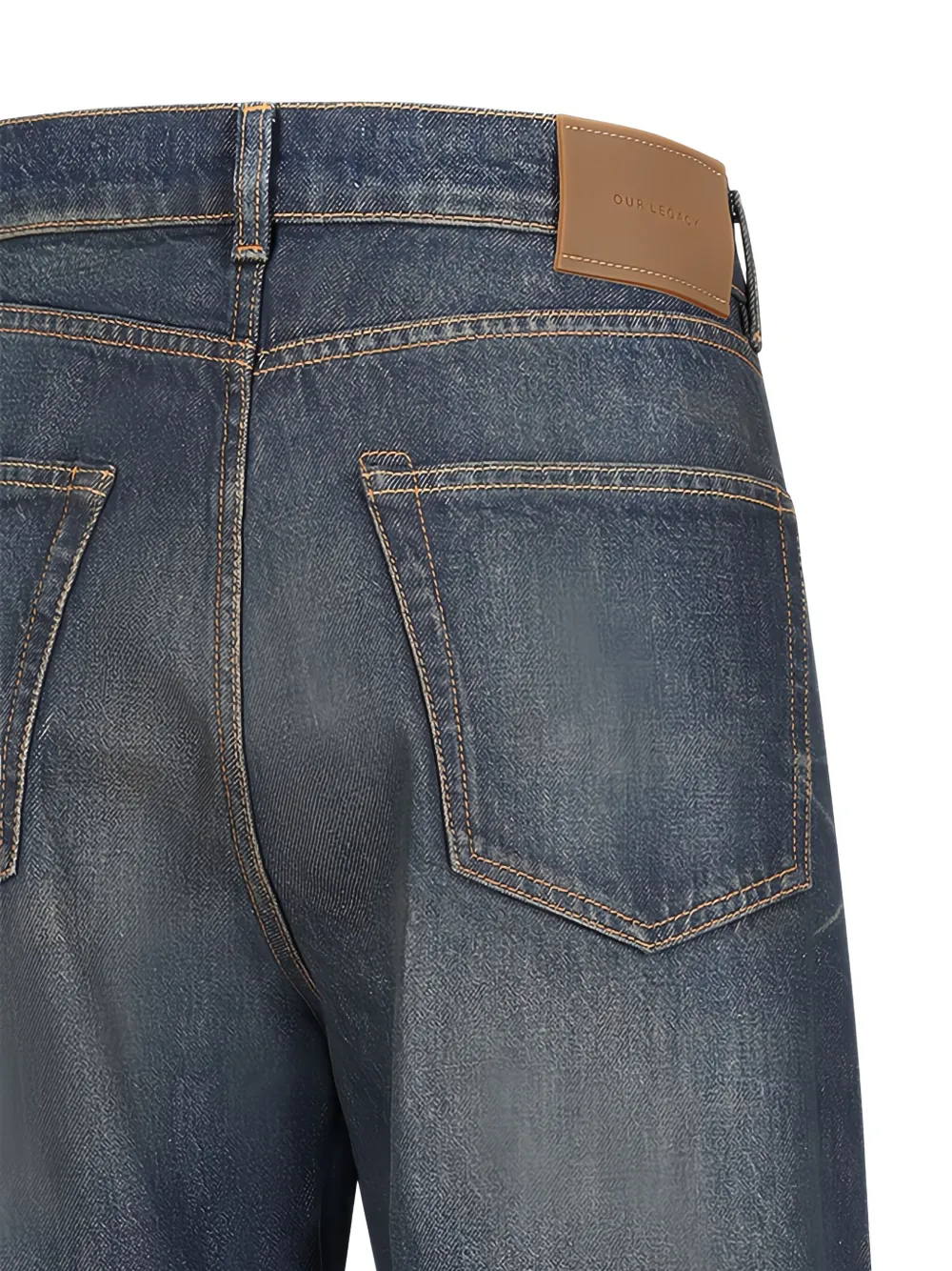 OUR LEGACY Jeans met effect Blauw
