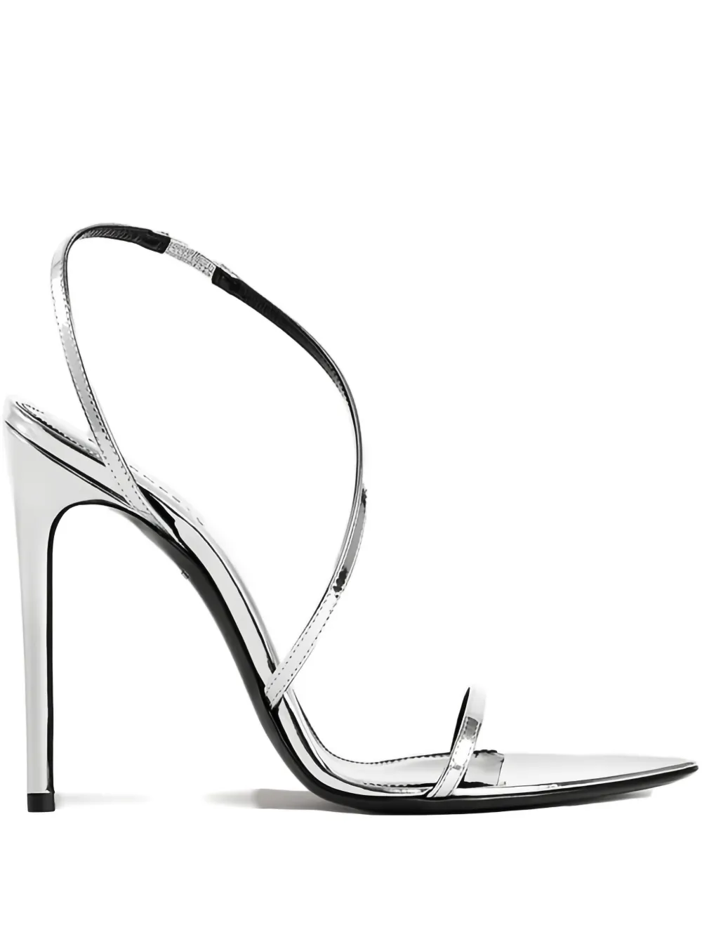 Retrofete 110mm Naomi leather sandals | Silver | Image 1