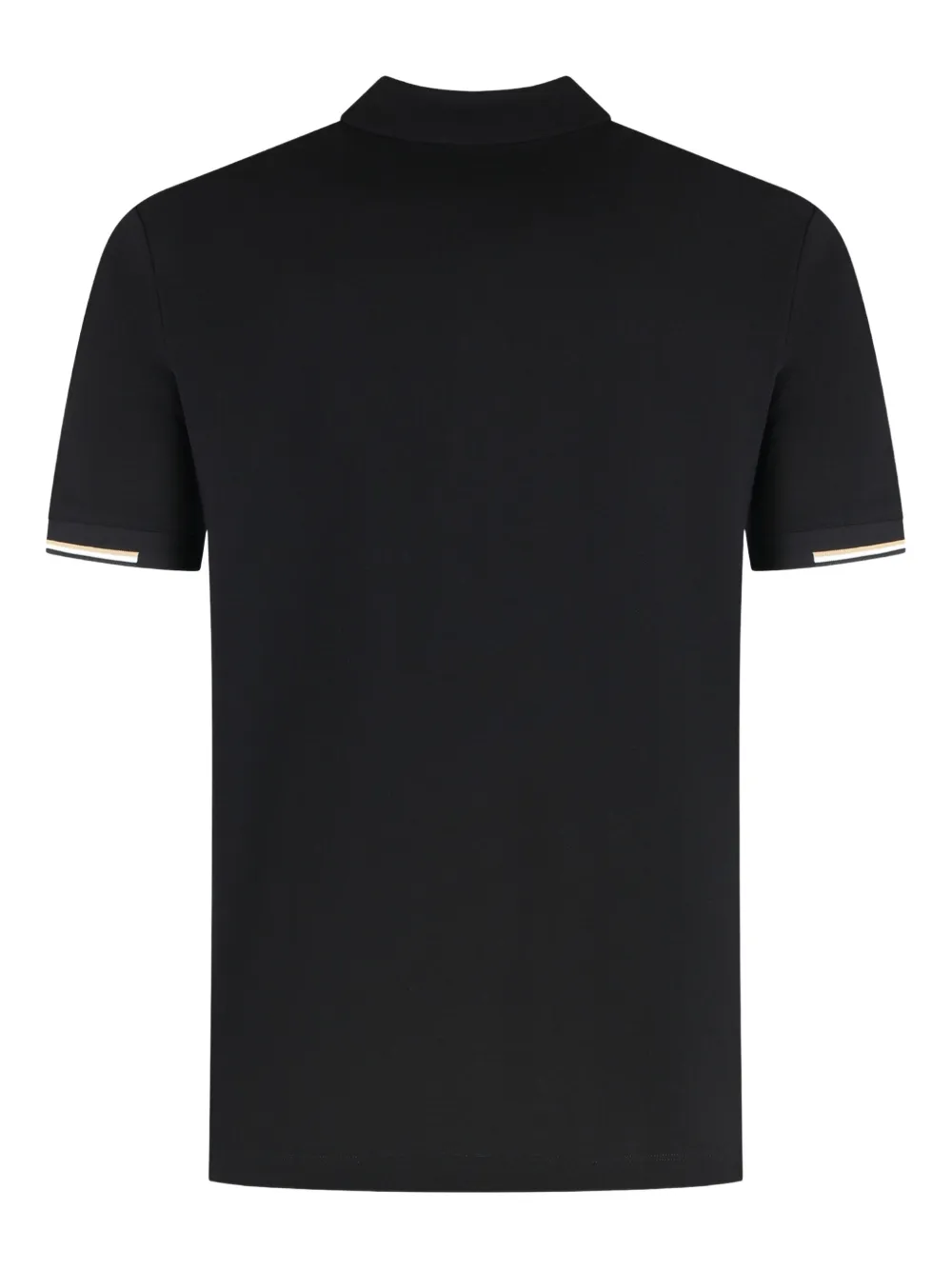 BOSS Piqué poloshirt Zwart