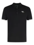 BOSS piqué-weave cotton polo shirt - Black
