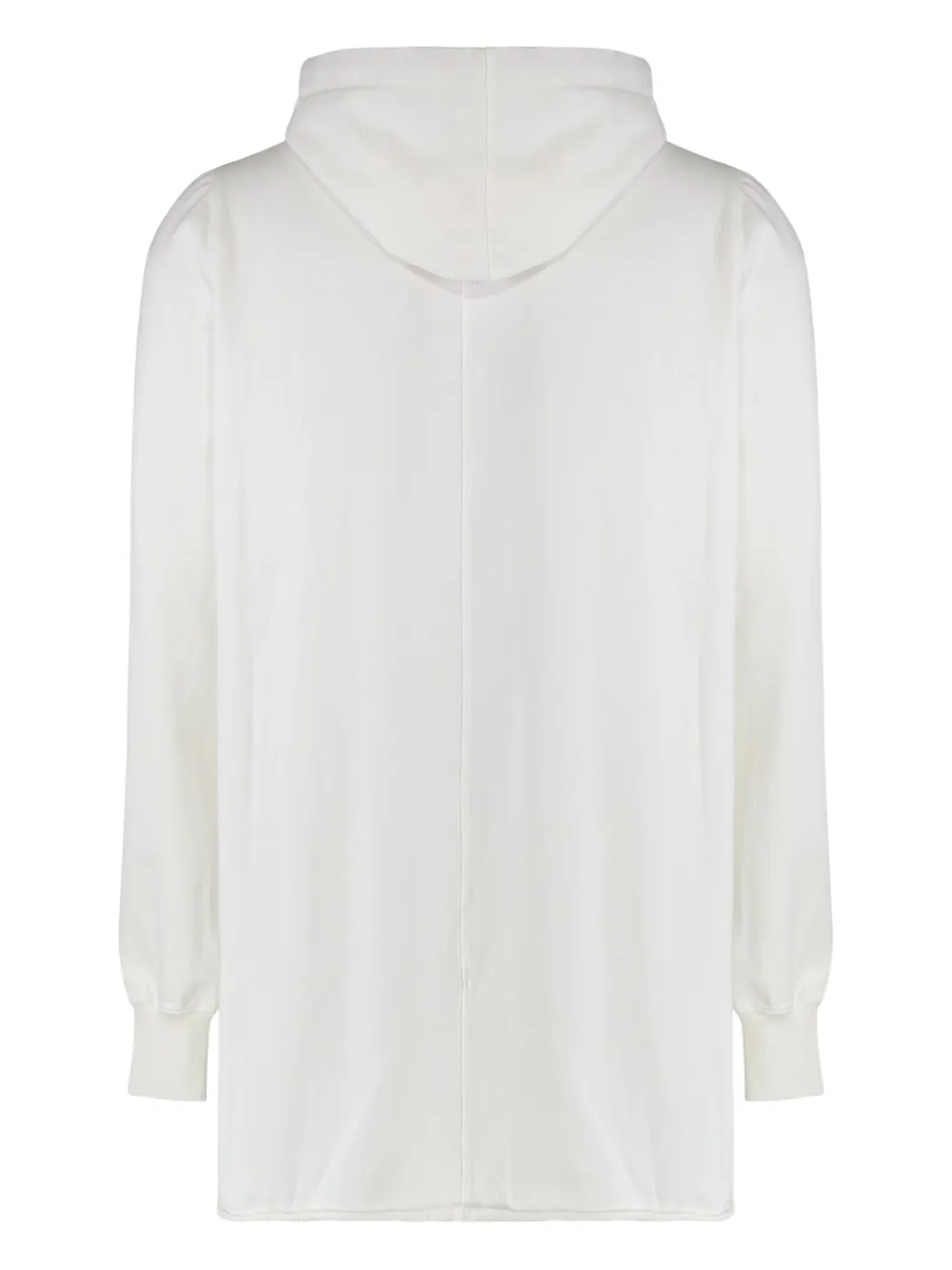 Rick Owens DRKSHDW Hoodie met ringletdetail Wit