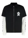 Givenchy skull-print zip-up overshirt - Black