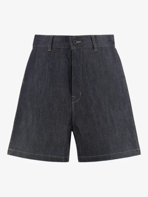 Rick Owens DRKSHDW contrast-stitching shorts