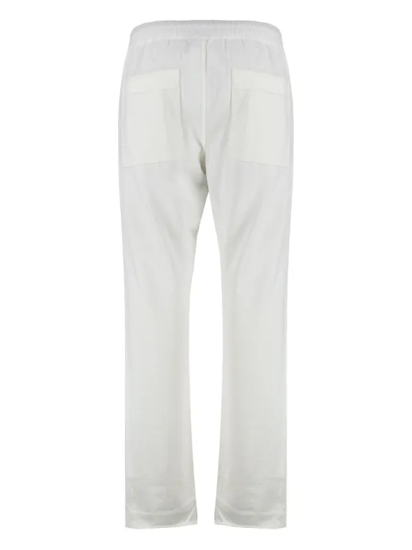 Rick Owens DRKSHDW 薄手パンツ Rick Owens DRKSHDW brushed-finish Trousers | ブラック