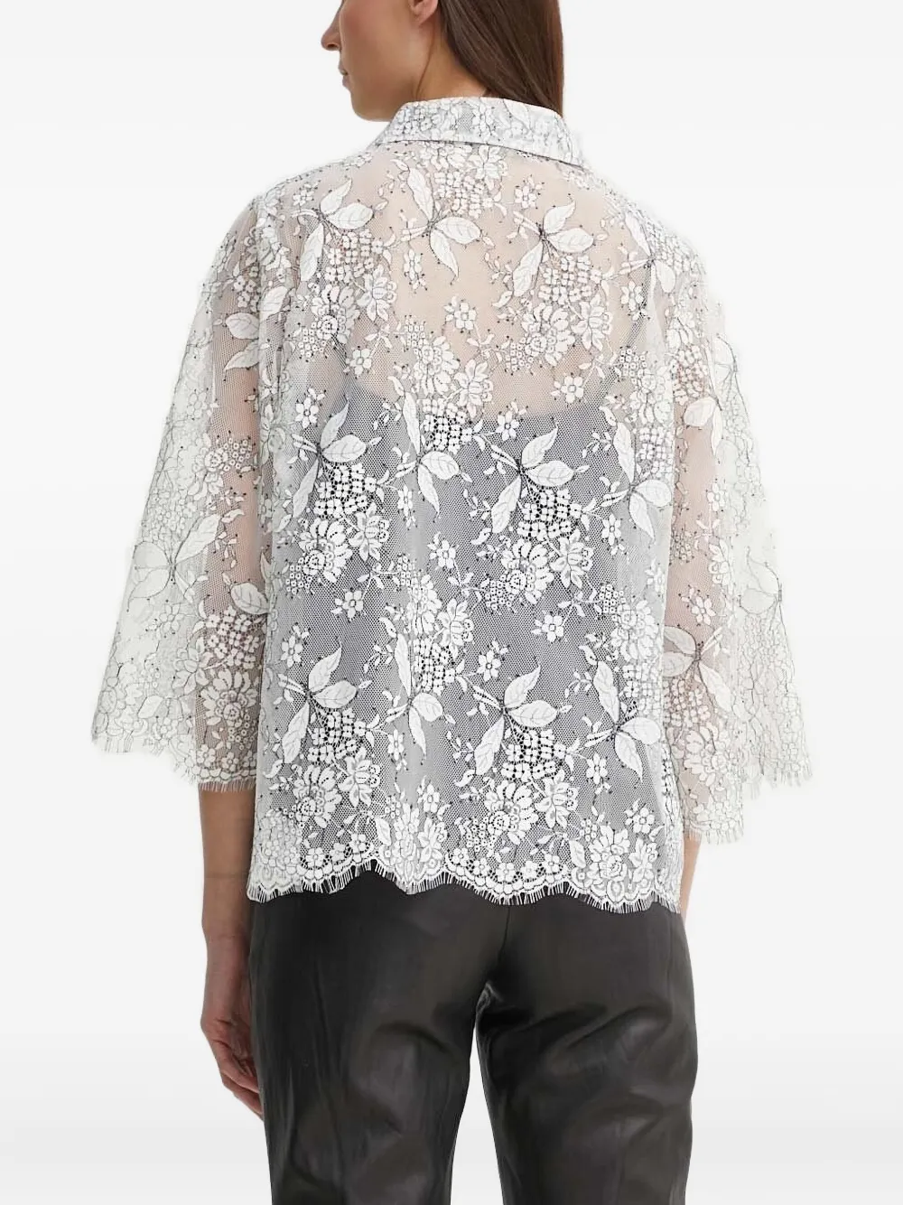Bruuns Bazaar Faya lace floral-print blouse | Blouses | Image 2
