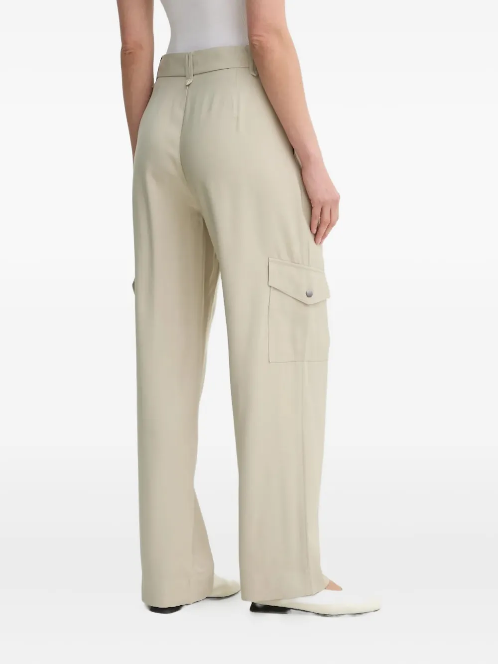 Bruuns Bazaar Plooibroek met cargozak - Beige