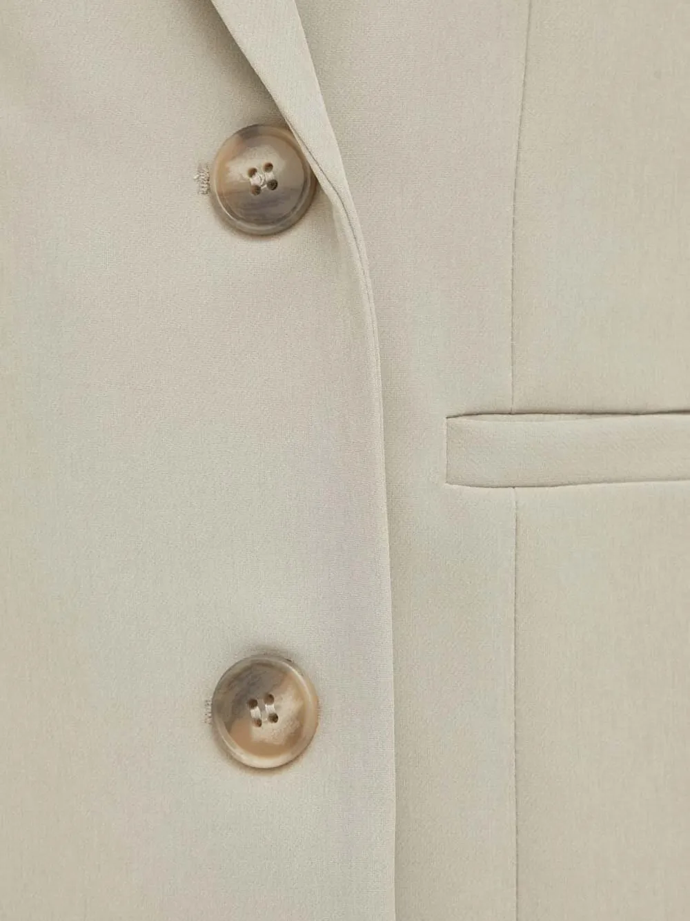 Bruuns Bazaar Double-breasted Blazer In Neutral