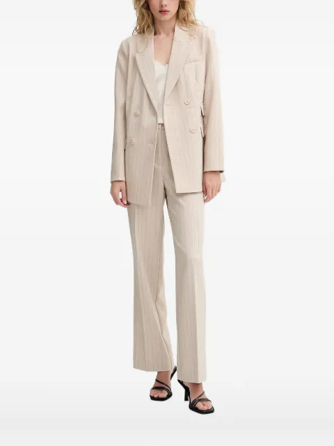 Bruuns Bazaar ApricotBBLinda pinstriped blazer
