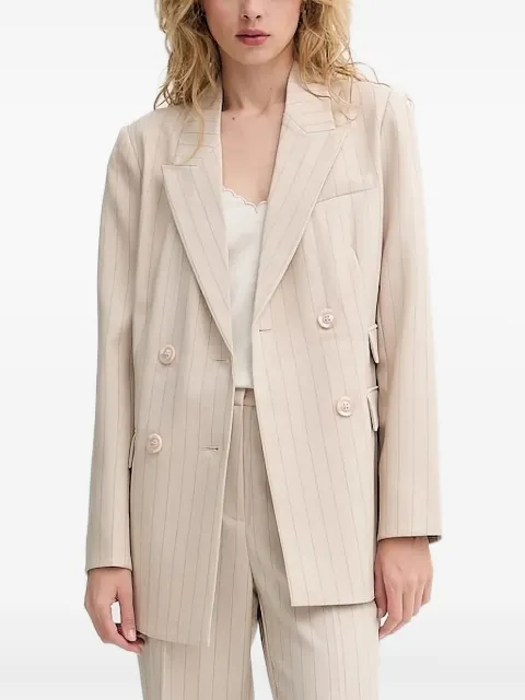 Bruuns Bazaar ApricotBBLinda pinstriped blazer