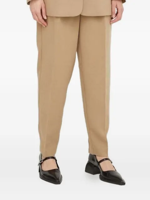 Bruuns Bazaar pleated high-waisted trousers