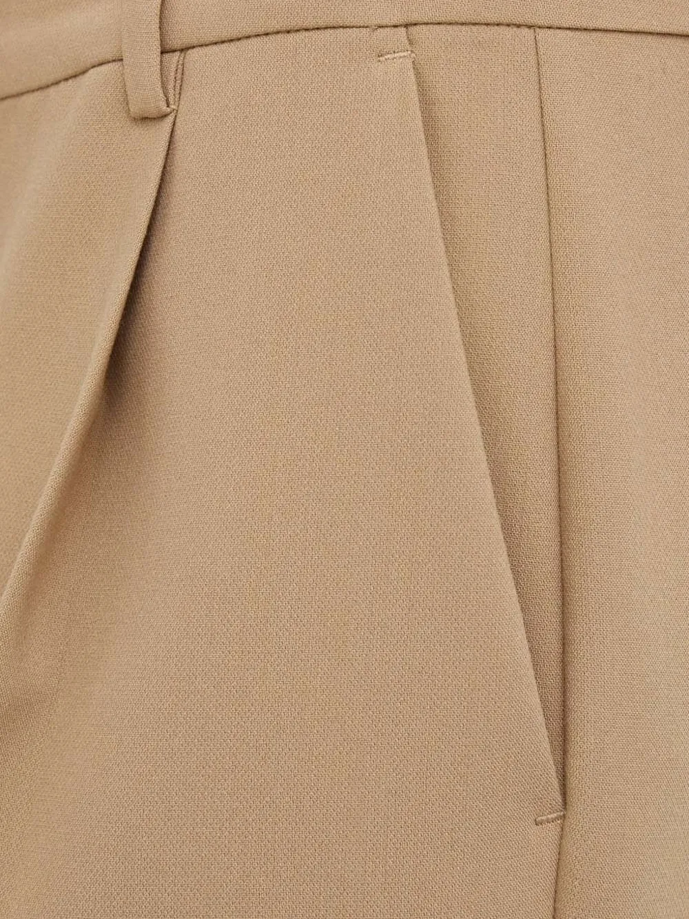 Bruuns Bazaar High waist plooibroek Beige