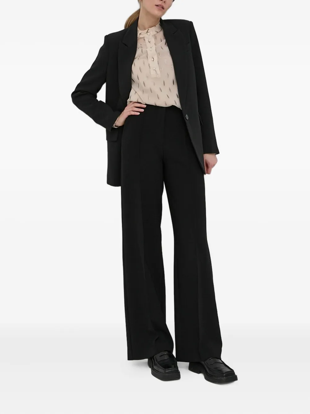 Bruuns Bazaar Single-breasted Peaked-lapels Blazer In Black