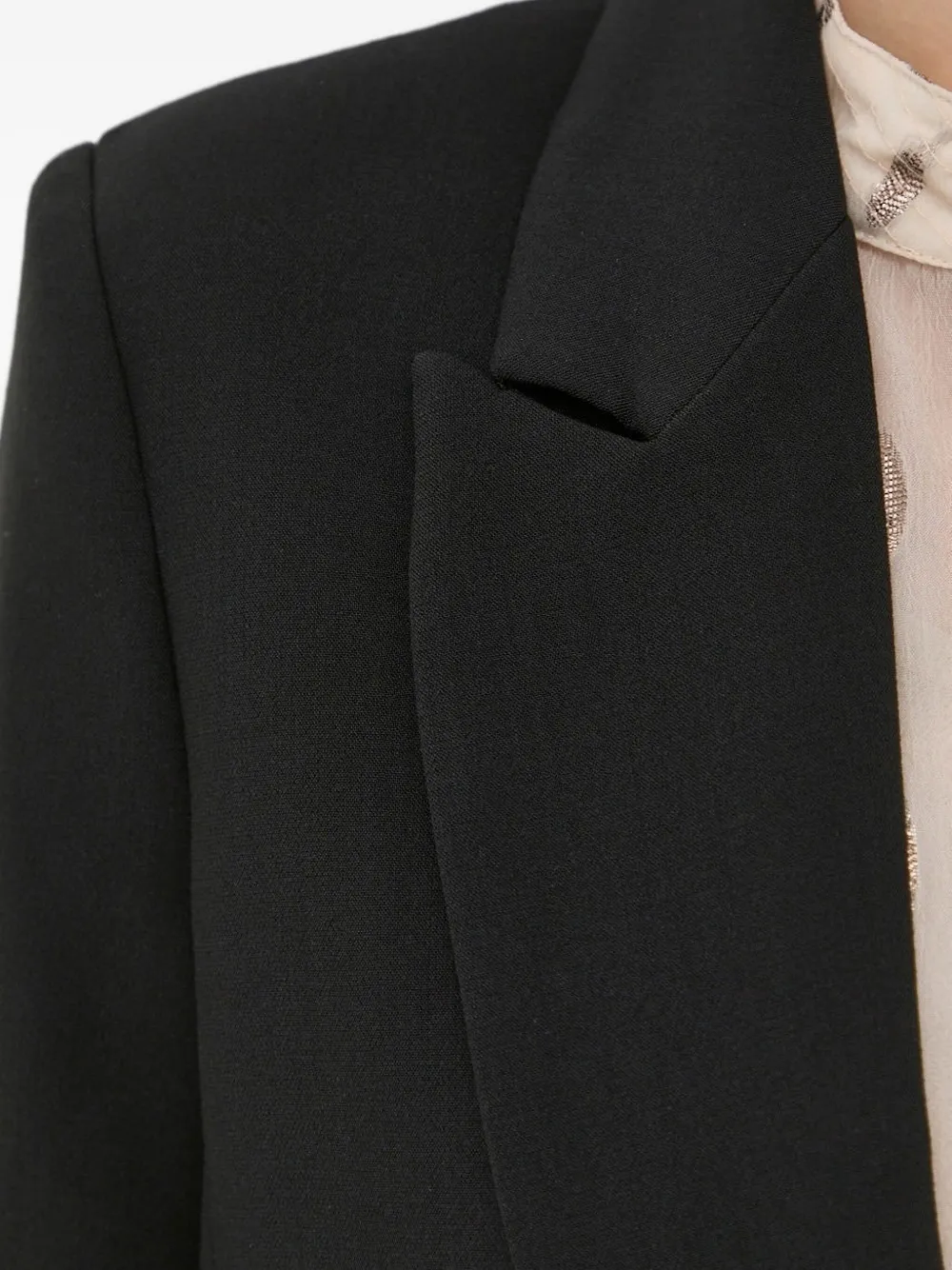 Bruuns Bazaar Single-breasted Peaked-lapels Blazer In Black