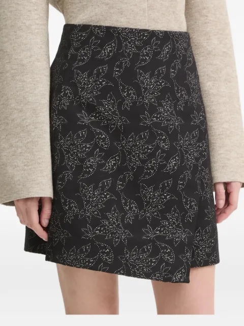 Bruuns Bazaar floral-print asymmetric-design mini skirt
