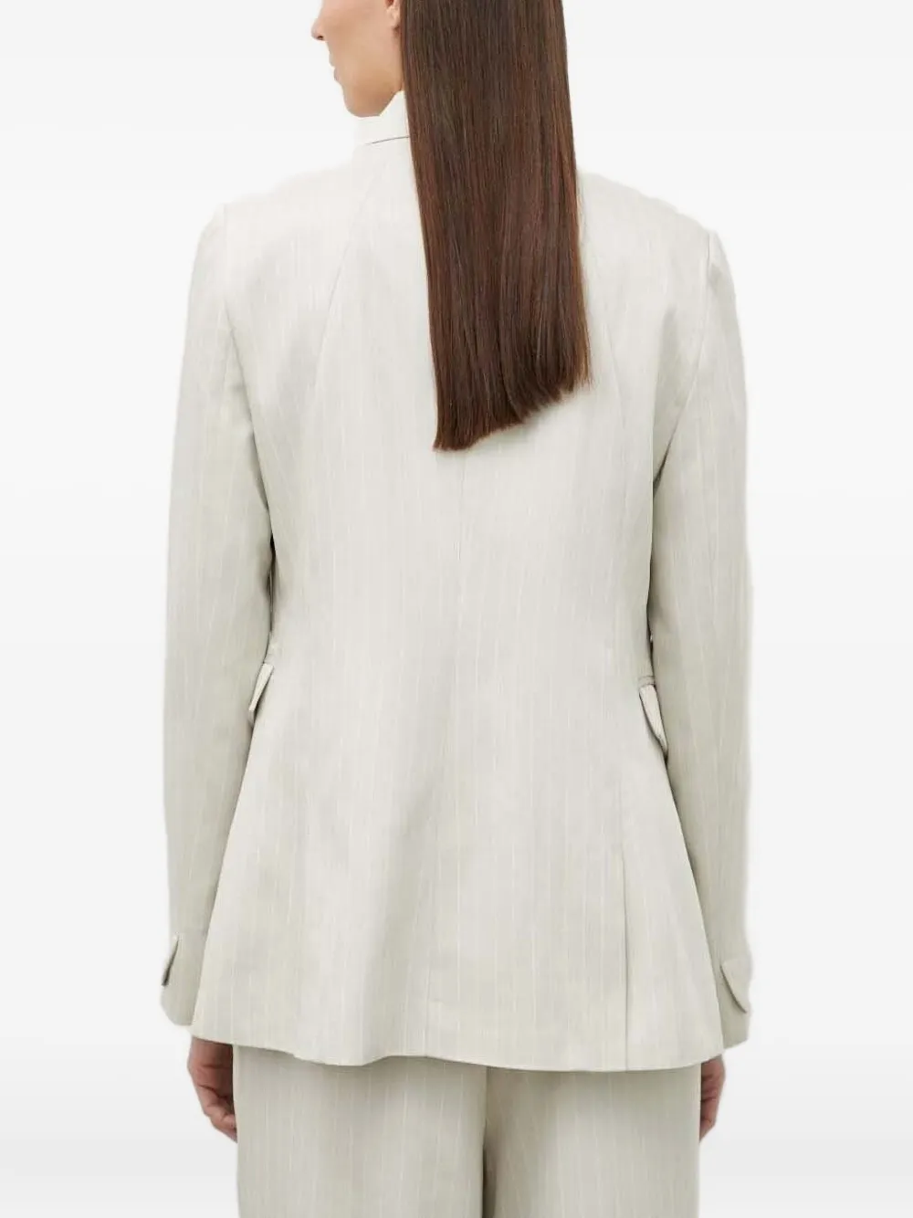 Bruuns Bazaar Jack met krijtstreep - Beige