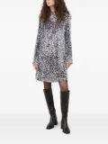 Bruuns Bazaar sequin mock-neck mini dress - Black