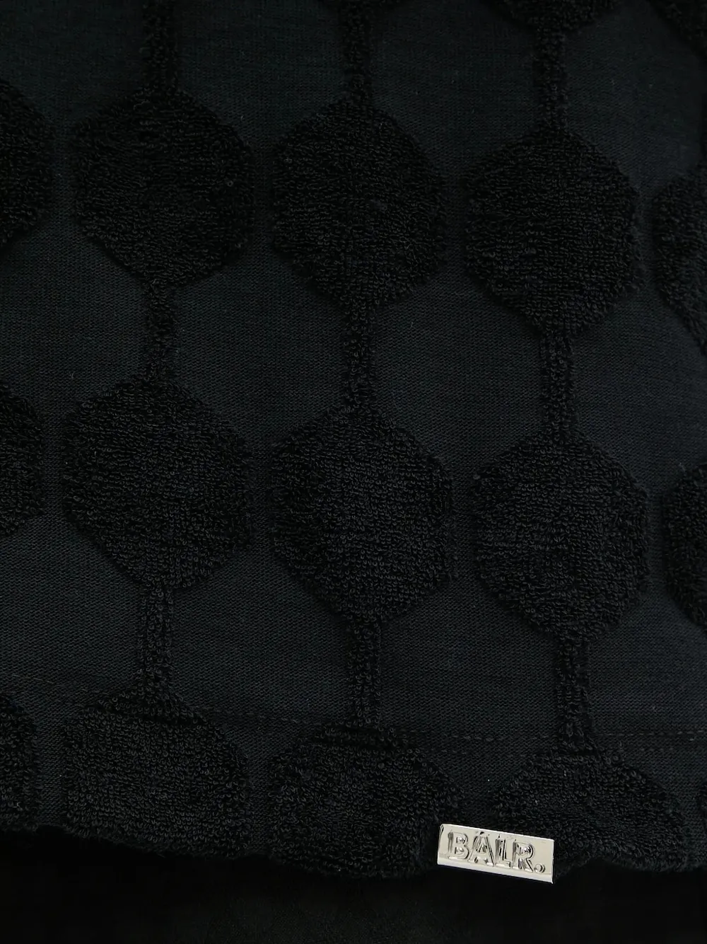 BALR. Overhemd met geometrisch patroon en textuur Zwart