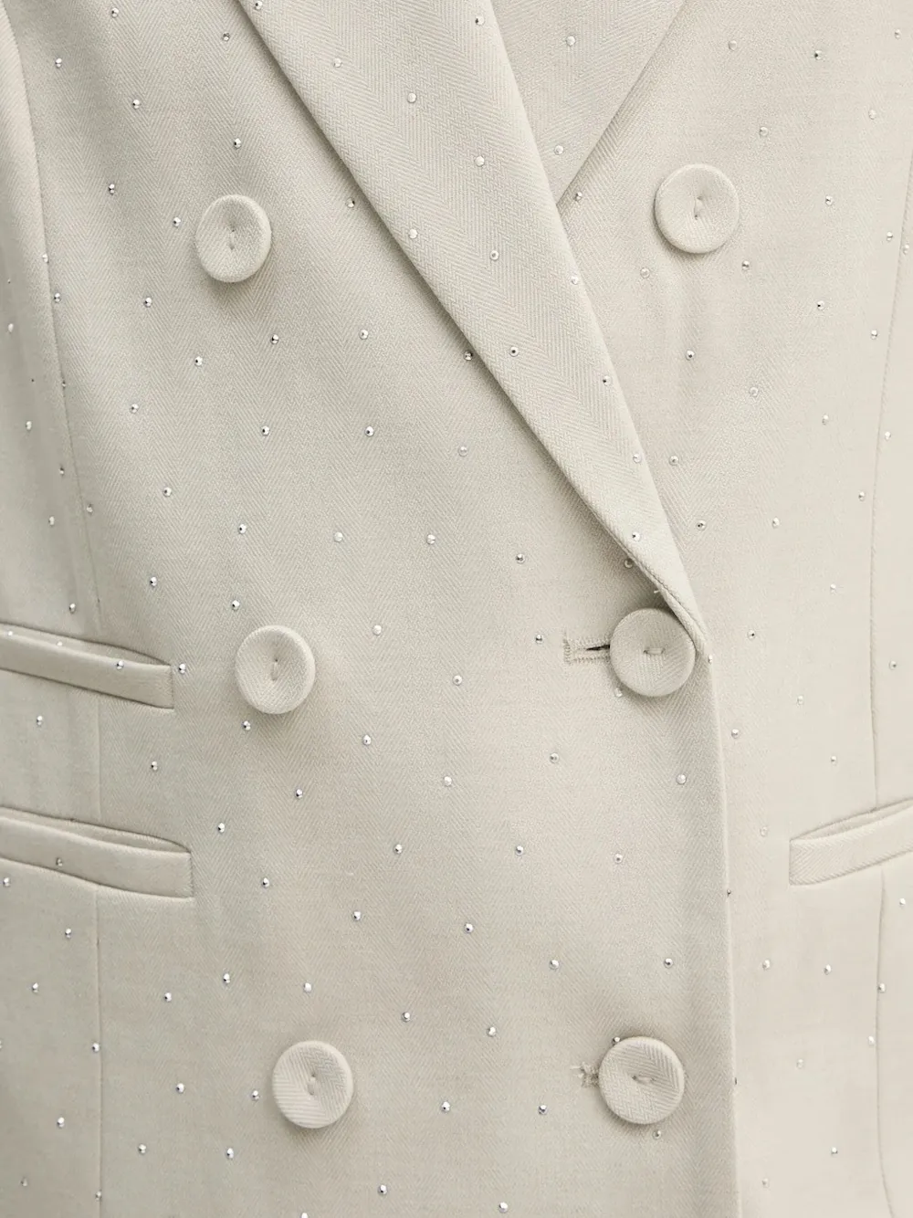 Bruuns Bazaar Blazer met dubbele rij knopen Beige